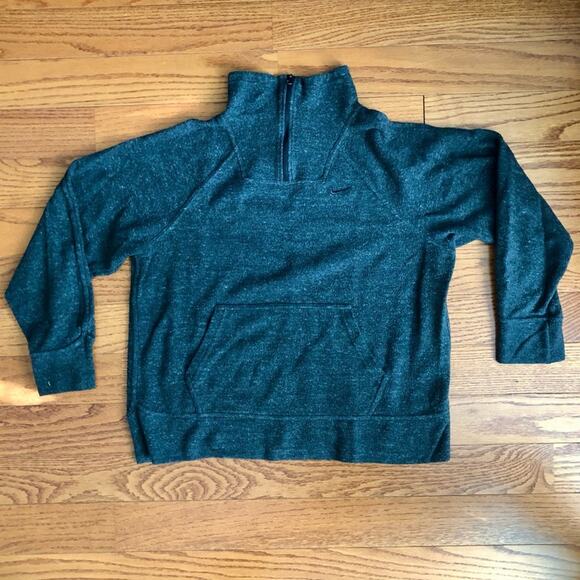 Nike Therma-Fit Knit Pullover Sweater Top Charcoal Gray Women’s Size M - Picture 3 of 10